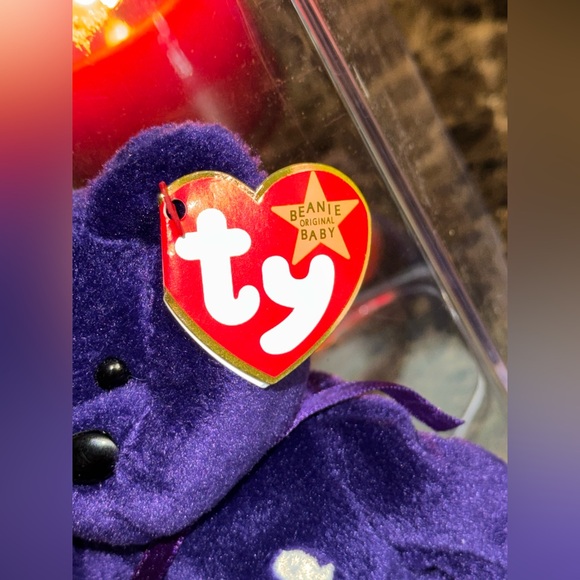 🟣 Princess Diana Beanie Baby 1997 • Memorial Fund Edition • Comes w/ Case - Picture 2 of 7